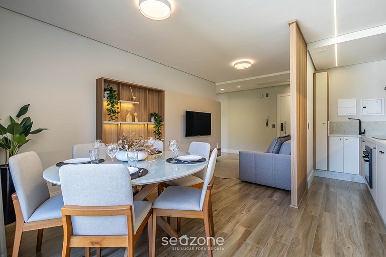 Apto c/ barbacoa en condominio con piscina TSO0403