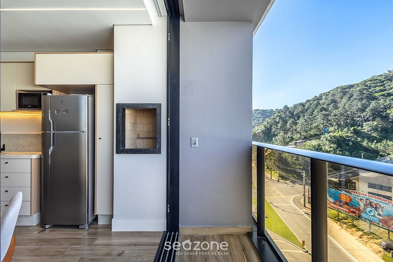 Apto c/ barbacoa en condominio con piscina TSO0403