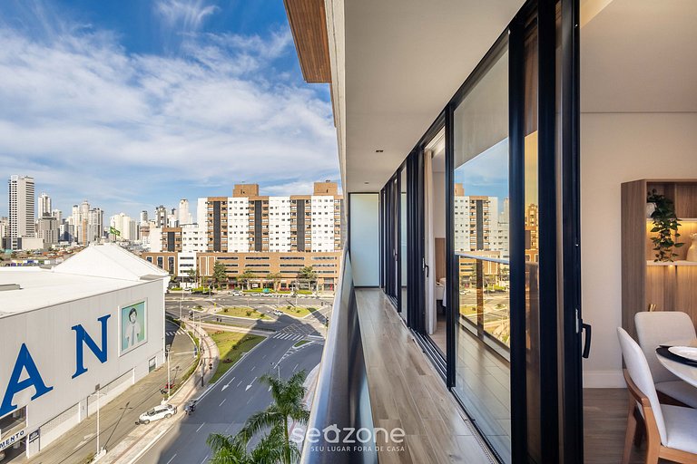 Apto c/ barbacoa en condominio con piscina TSO0403