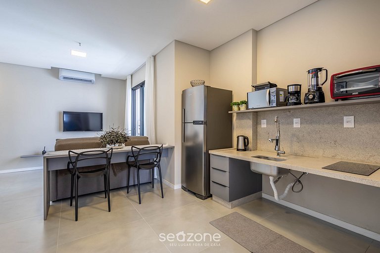 Estudio en cond. c/piscina a 200m la playa FFS0706