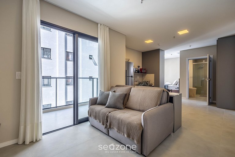 Estudio en cond. c/piscina a 200m la playa FFS0706