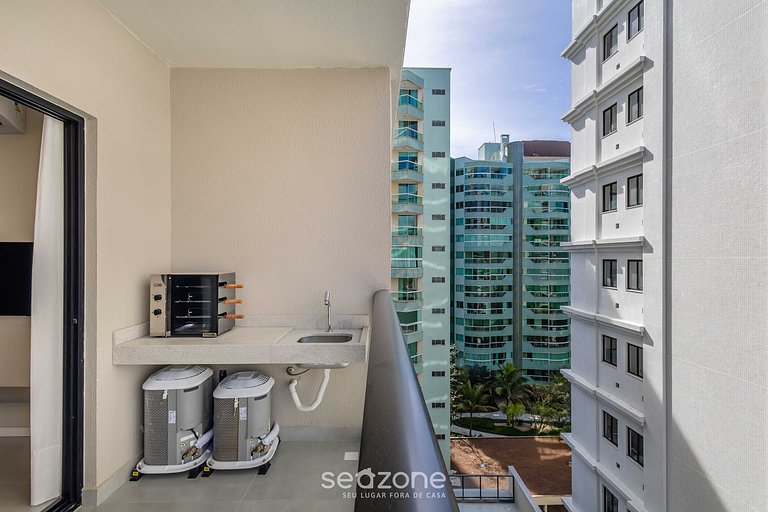 Conforto em cond. c/piscina 200m da Praia FFS0706