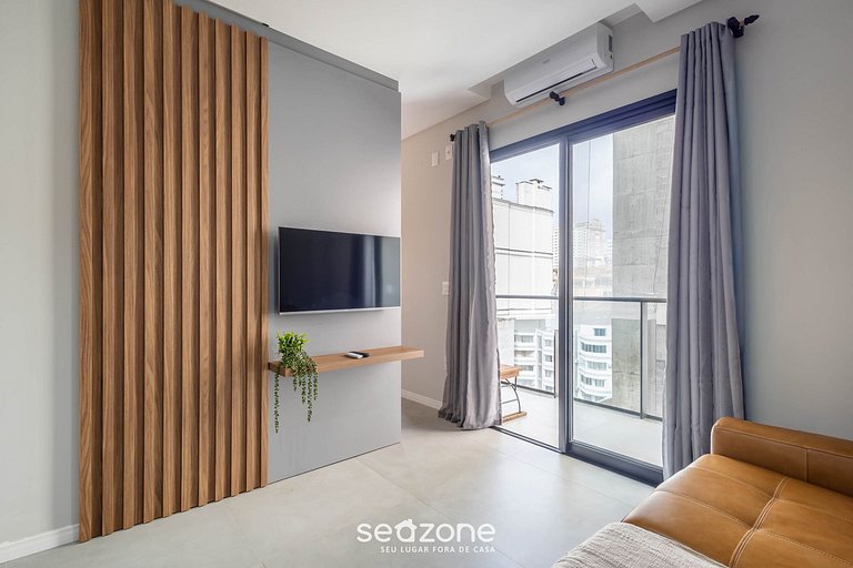 Moderno cond. c/piscina a 220m de la playa FFS0508
