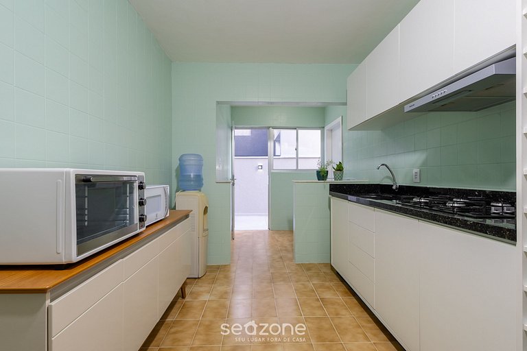 Apto c/ Churrasqueira a 230 m da Praia SHA0104