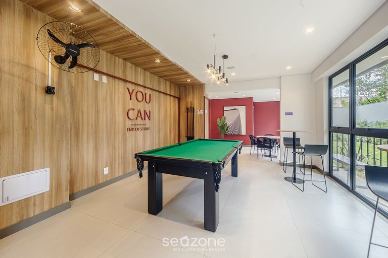 Estudio en edif. c/ piscina, Vila Olímpia VBV1810