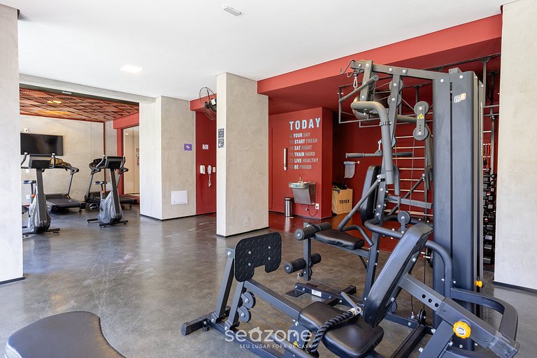 Studio c/ varanda em prédio c/ piscina VBV0616