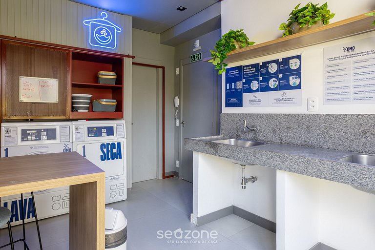 Estudio en edif. c/ piscina, Vila Olímpia VBV1810