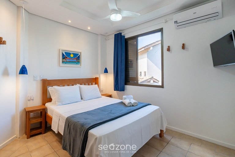 Apto con Vista al Mar a 214m de la Playa - BLU0206