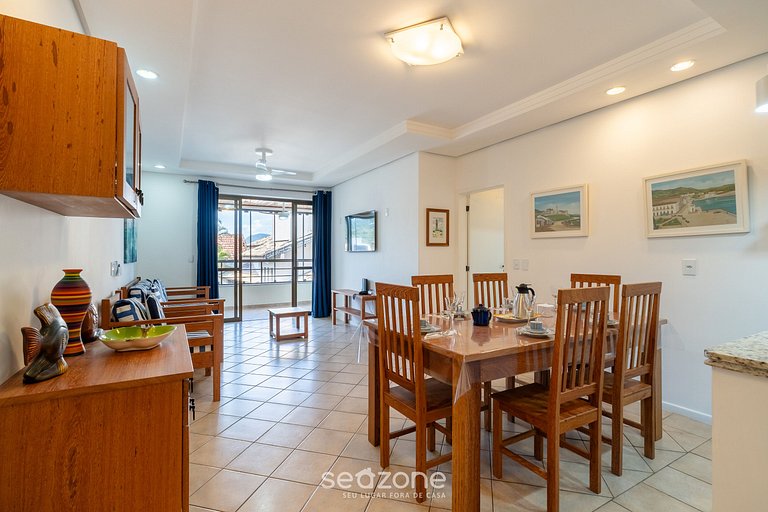 Apto con Vista al Mar a 214m de la Playa - BLU0206