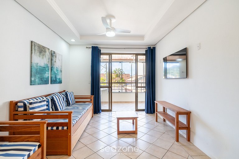 Apto con Vista al Mar a 214m de la Playa - BLU0206