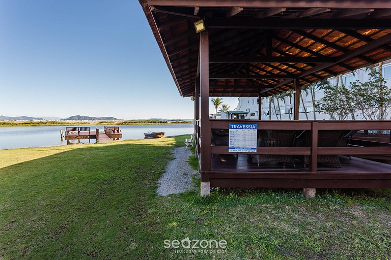 Apto com Vista Mar a 214m da Praia - BLU0206