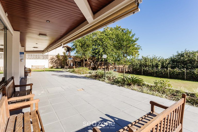 Apto com Vista Mar a 214m da Praia - BLU0206