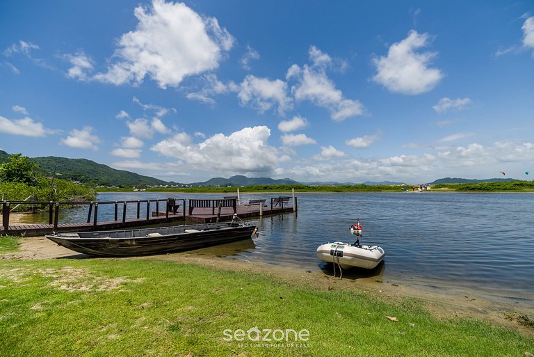 Apto com Vista Mar a 214m da Praia - BLU0206