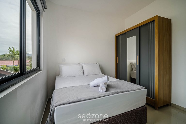 Apto completo a poucos minutos da Praia - SCO0015