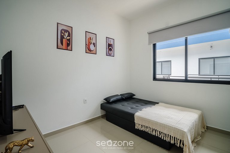 Apto completo a poucos minutos da Praia - SCO0015