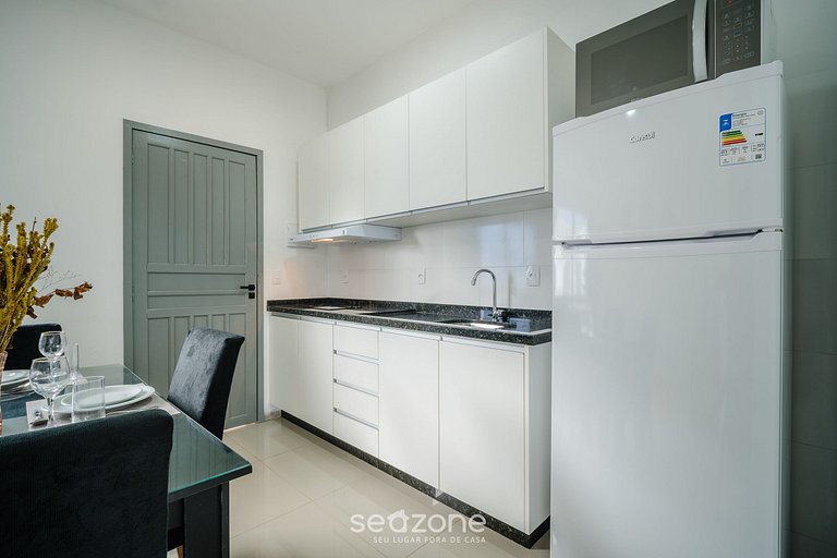 Apto completo a poucos minutos da Praia - SCO0015