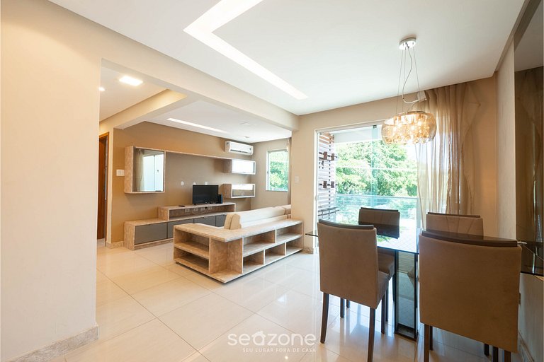 Apto. c/ balcón a 500 m de la playa REI0206