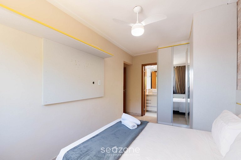 Apto. c/ balcón a 500 m de la playa REI0206