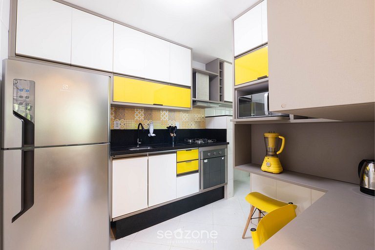 Apto. c/ balcón a 500 m de la playa REI0206