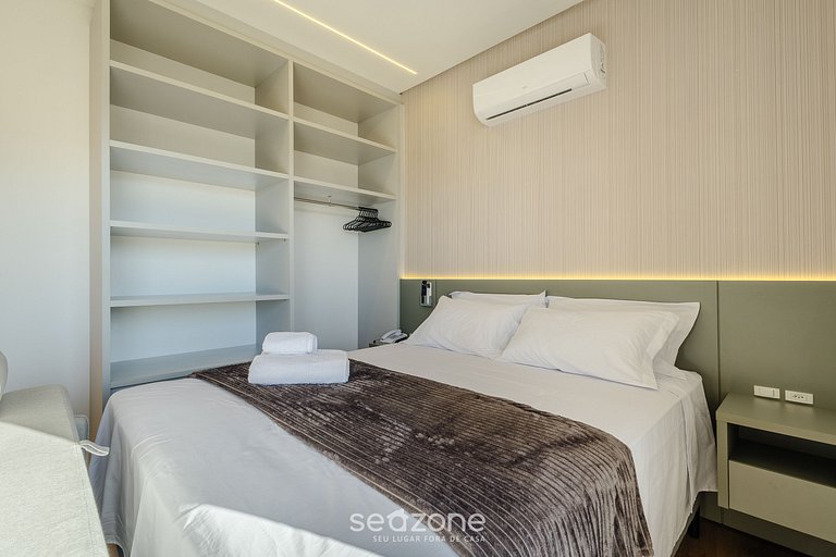 Apto c/ Churrasqueira a 220m da Praia SFR0411