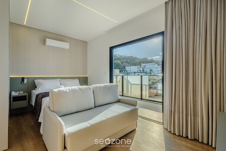 Apto c/ Churrasqueira a 220m da Praia SFR0411