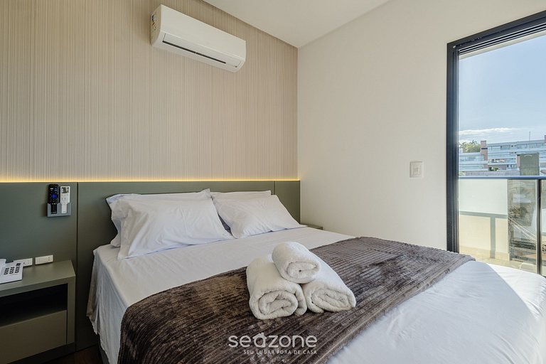 Apto c/ Churrasqueira a 220m da Praia SFR0411