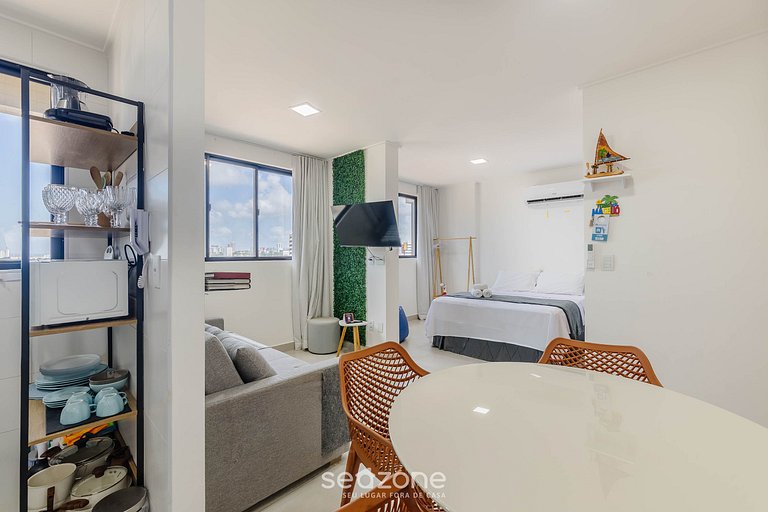 Estúdio a 350m da orla de Pajuçara - SLI0703