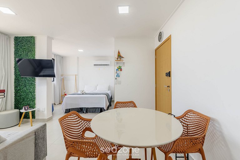 Estudio a 350m de la playa de Pajuçara SLI0703