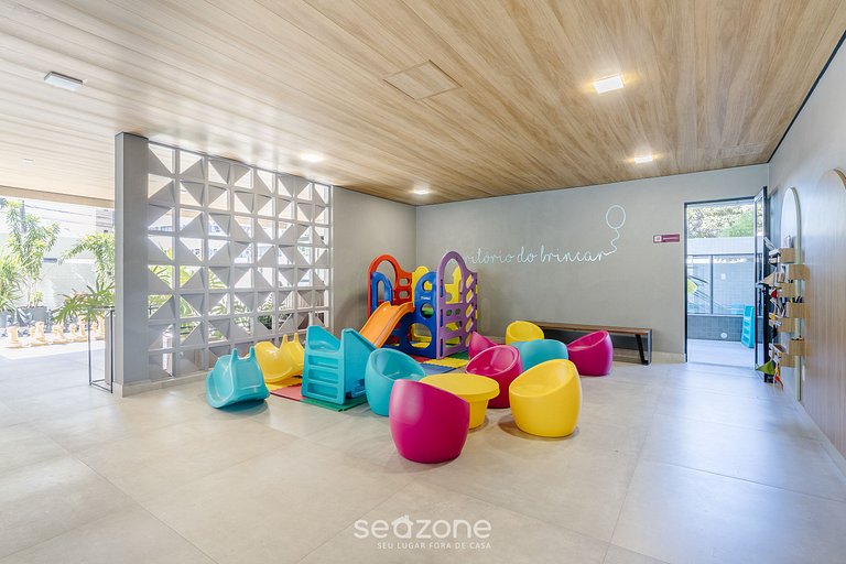 Estudio en cond. c/ piscina a 350m del mar SLI0704