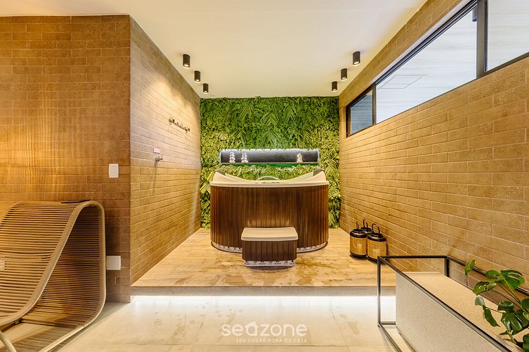 Estudio en cond. c/ piscina a 350m del mar SLI0704