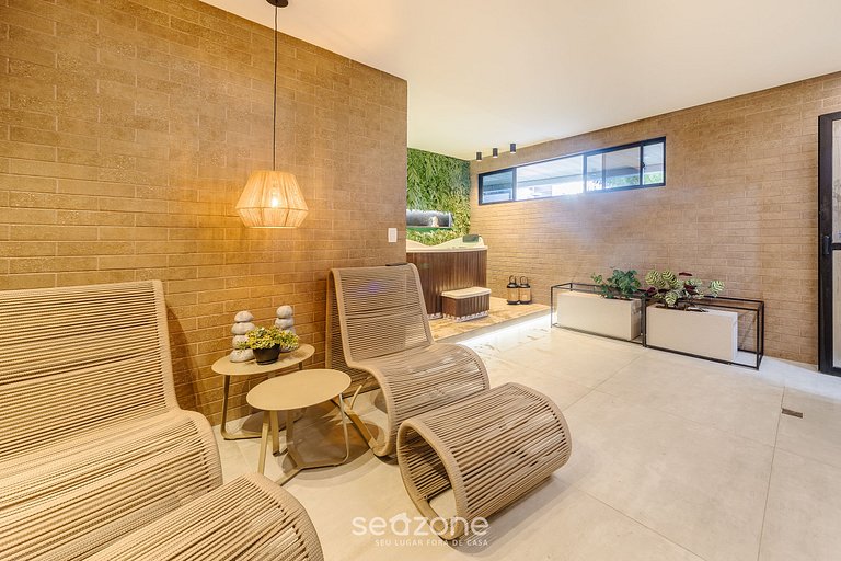 Estudio en cond. c/ piscina a 350m del mar SLI0704