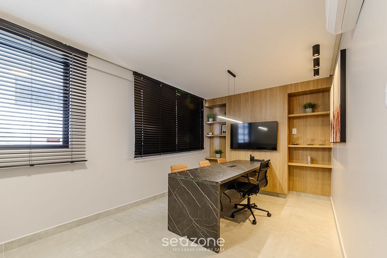 Estudio en cond. c/ piscina a 350m del mar SLI0704