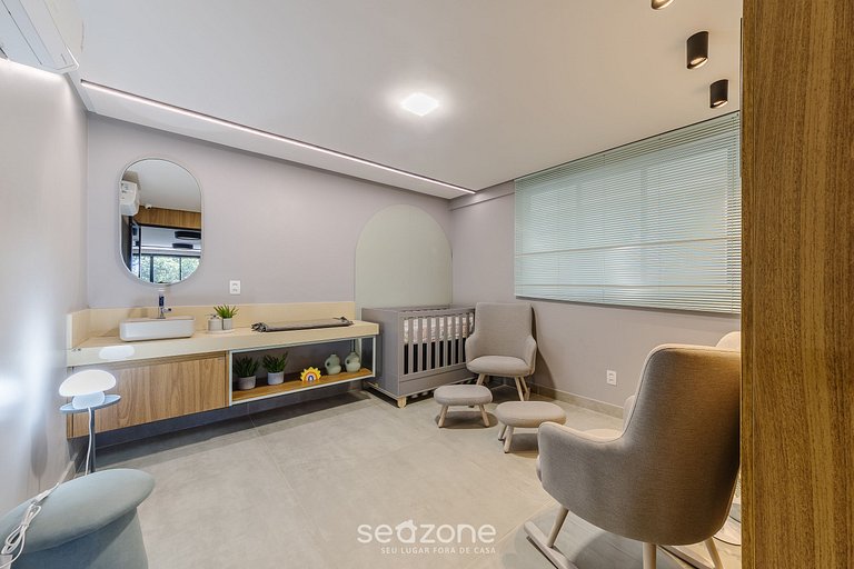 Studio em cond. c/ piscina a 350m do Mar - SLI0704