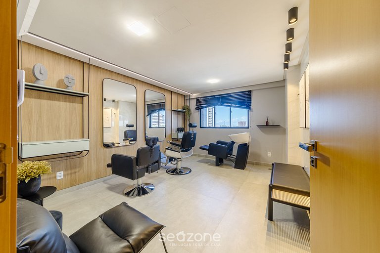 Estudio en cond. c/ piscina a 350m del mar SLI0704