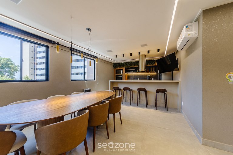 Estudio en cond. c/ piscina a 350m del mar SLI0704