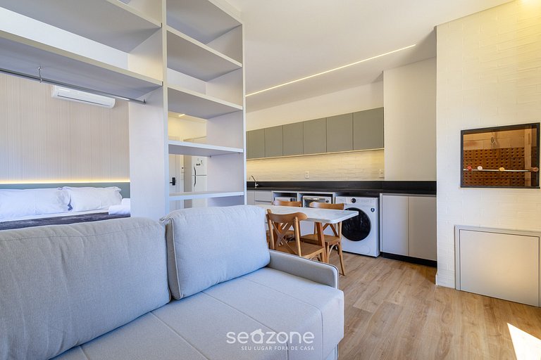 Studio a passos do mar em cond. c/ piscina SFR0315