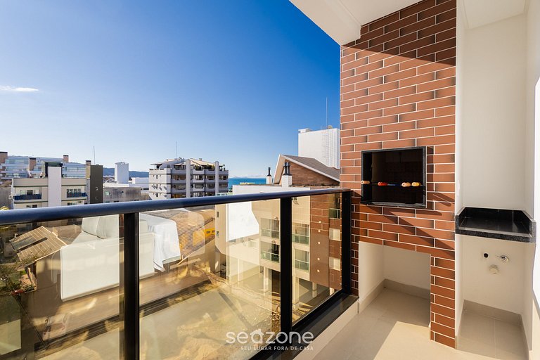 Estudio c balcón y parrilla 180 m del mar SFR0412