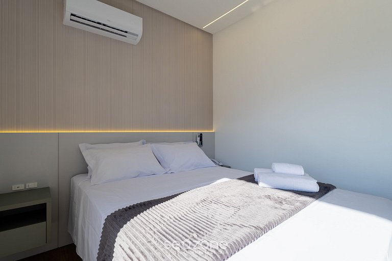 Estudio c balcón y parrilla 180 m del mar SFR0412