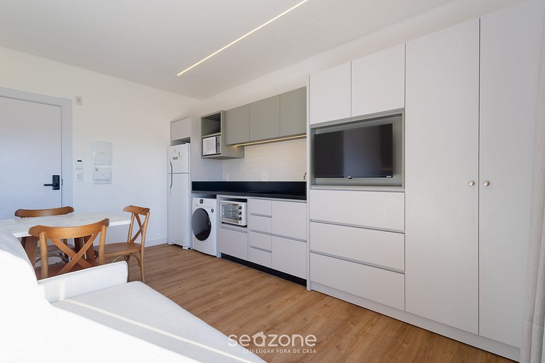 Estudio c balcón y parrilla 180 m del mar SFR0412