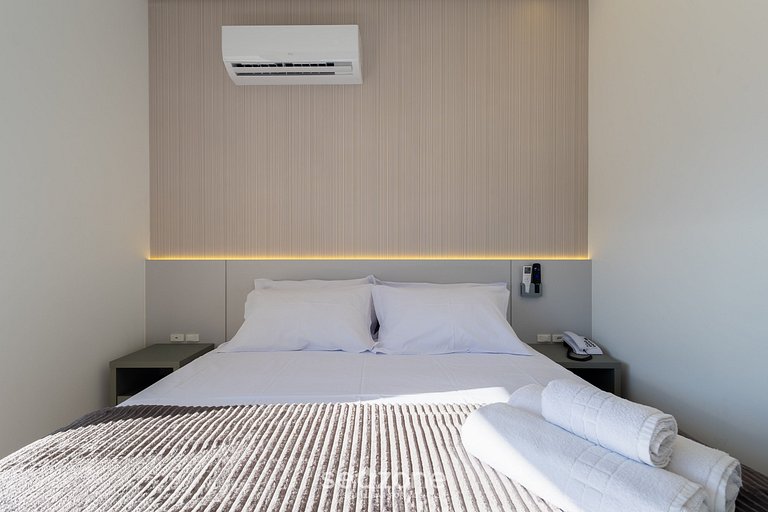 Estudio c balcón y parrilla 180 m del mar SFR0412