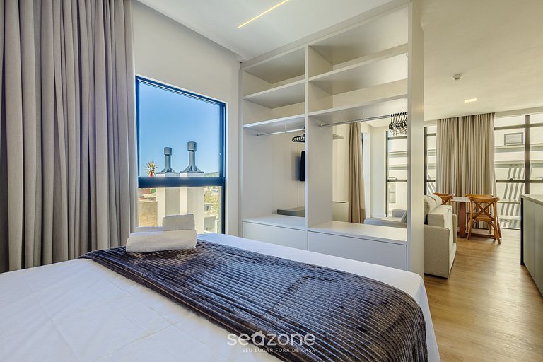 Apartamento em condomínio a 180 m da praia SFR0401