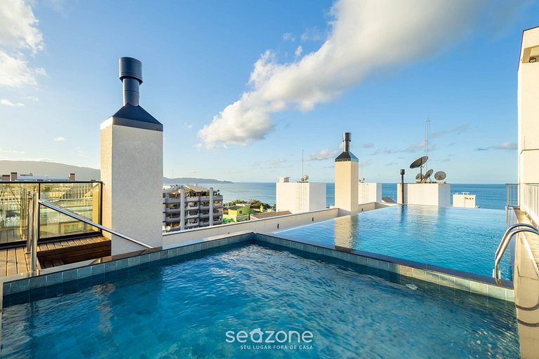 Studio em prédio c/ piscina a 180m do Mar SFR0415