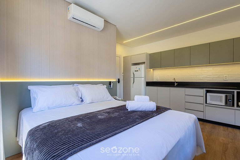 Studio a passos do mar em cond. c/ piscina SFR0315