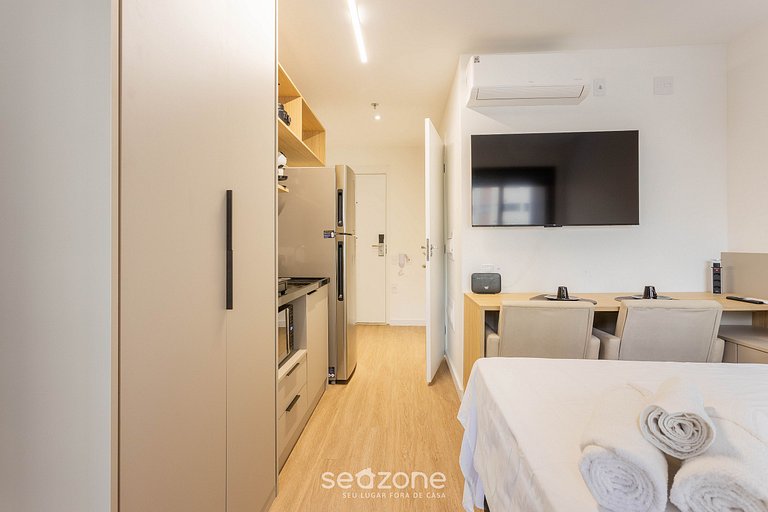 Studio c/ varanda 450m do Allianz Parque - DIO0507