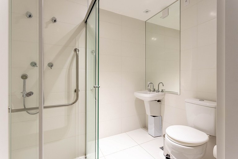 Studio con balcón 450m del Allianz Parque DIO0507