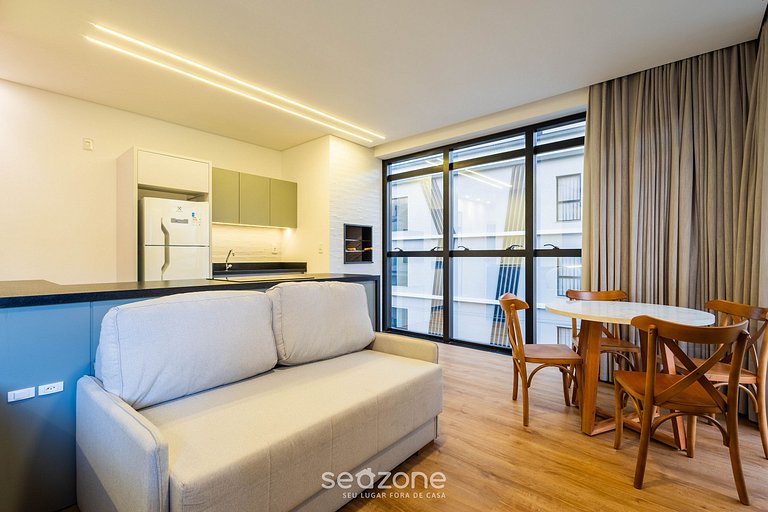 Studio c/ churrasqueira a 220m da Praia SFR0302