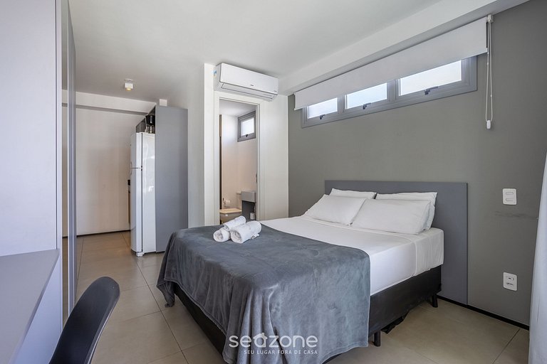 Estúdio Cond. c/ Academia - Indianópolis COI0408