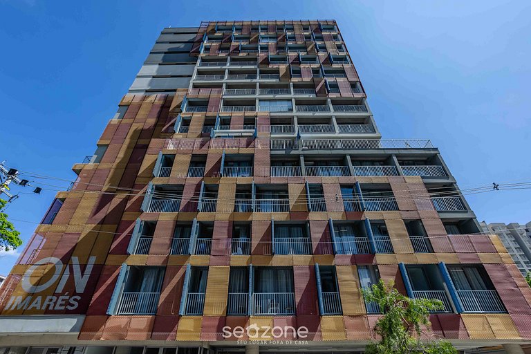 Estudios en condominio con gimnasio en Indianópolis - COI