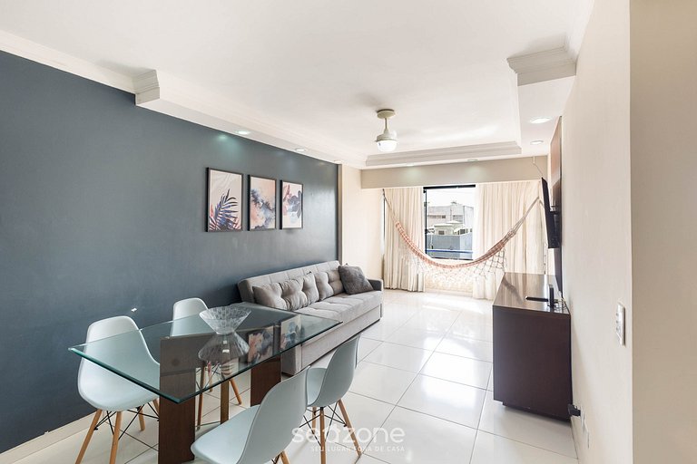 Apto 1 quarto a 100 m da Praia de Jatiúca BER0202