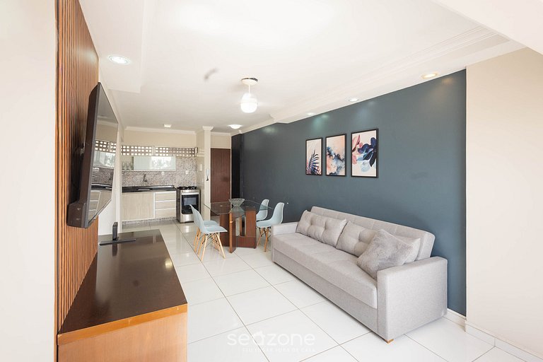 Apto 1 quarto a 100 m da Praia de Jatiúca BER0202